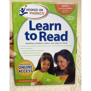 Hooked on Phonics Learn to Read Levels 5 & 6 Reader 1ST GRADE  DVD